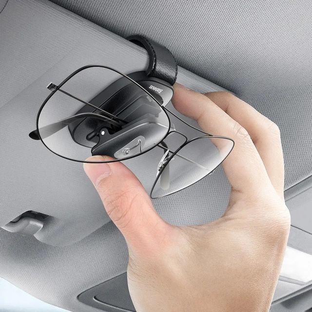 Автотримач для окулярів Baseus Platinum Vehicle Clamping Type Silver (ACYJN-B0S)