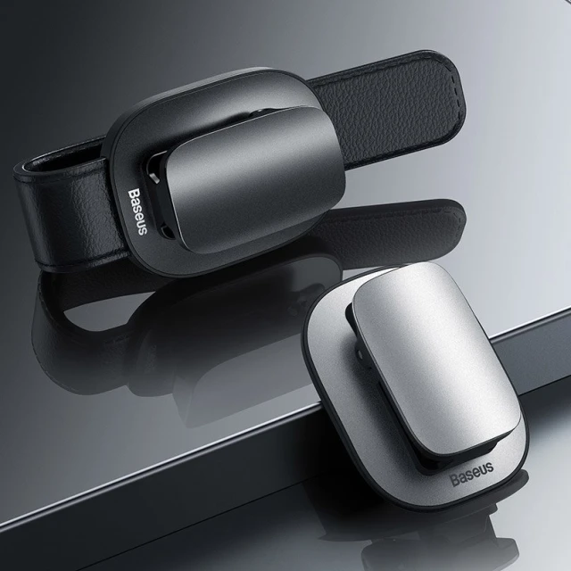 Автотримач для окулярів Baseus Platinum Vehicle Clamping Type Silver (ACYJN-B0S)