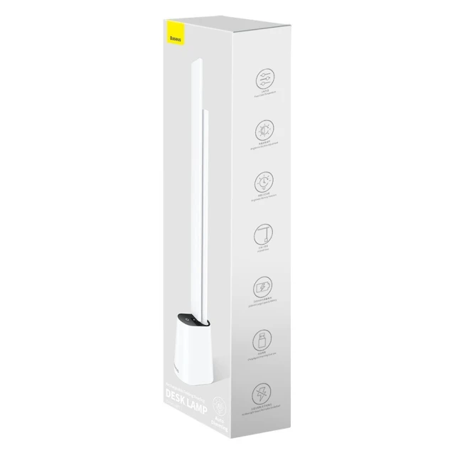 Настільна світлодіодна акумуляторна лампа Baseus Smart Eye Series Charging Folding Smart Light White (DGZG-02)