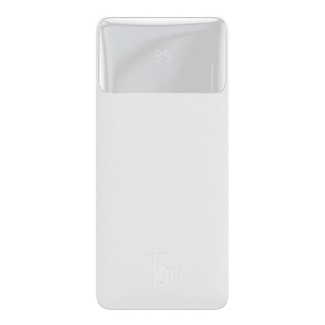Портативний зарядний пристрій Baseus Bipow Power Bank 15W 10000 mAh White (PPDML-I02)