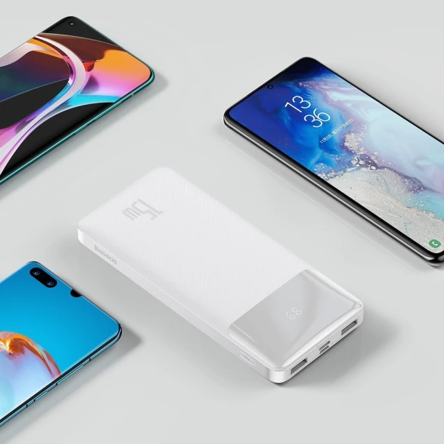 Портативний зарядний пристрій Baseus Bipow Power Bank 15W 10000 mAh White (PPDML-I02)