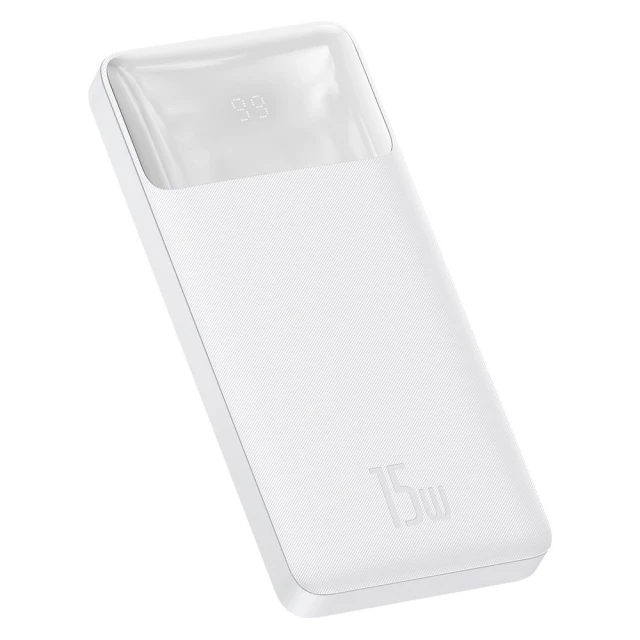 Портативний зарядний пристрій Baseus Bipow Power Bank 15W 10000 mAh White (PPDML-I02)
