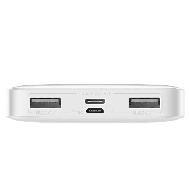 Портативний зарядний пристрій Baseus Bipow Power Bank 15W 10000 mAh White (PPDML-I02)