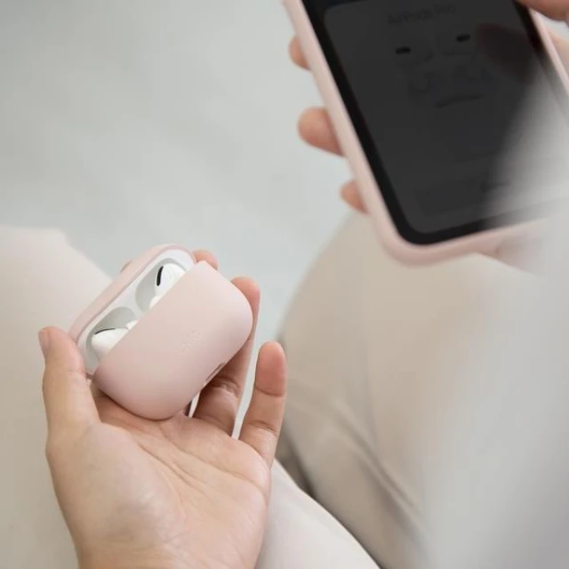 Чохол Uniq Lino Silicone для AirPods Pro Black (UNIQ-AIRPODSPRO-LINOINK)