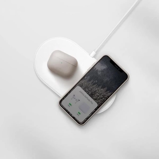 Чохол Uniq Lino Silicone для AirPods Pro Lilac Lavender (8886463672846)
