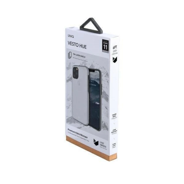 Чохол Uniq Vesto Hue для iPhone 11 Pro Max Silver (UNIQ-IP6.5HYB(2019)-VESHSIL)