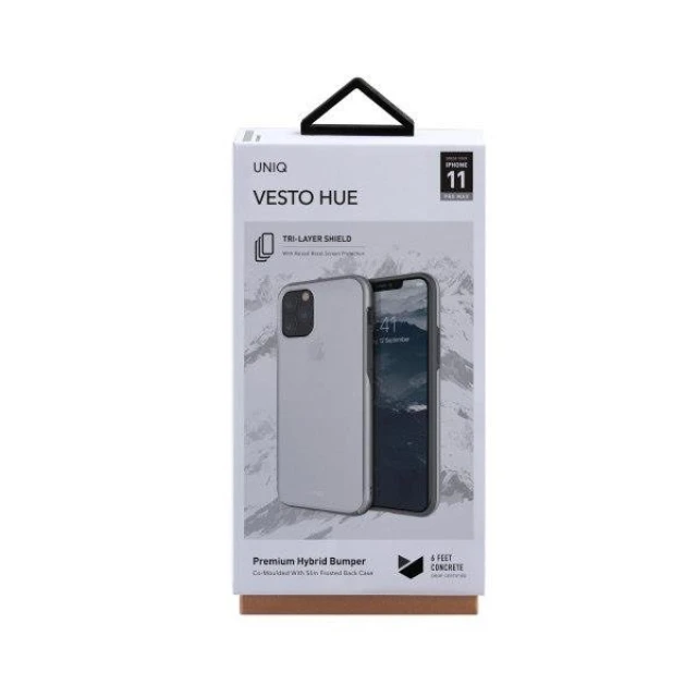 Чохол Uniq Vesto Hue для iPhone 11 Pro Max Silver (UNIQ-IP6.5HYB(2019)-VESHSIL)