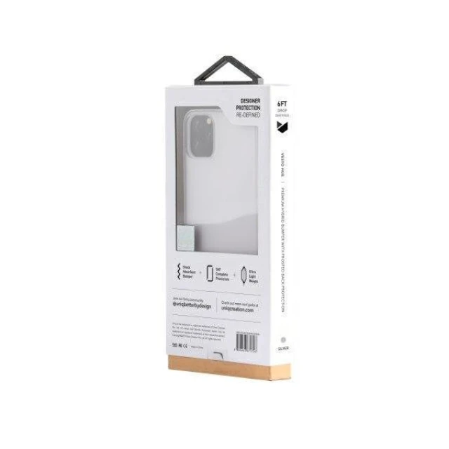 Чохол Uniq Vesto Hue для iPhone 11 Pro Max Silver (UNIQ-IP6.5HYB(2019)-VESHSIL)