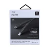 Кабель Uniq MFI Flex USB-C- Lightning 18W 1.2 m Nylon Gray / Charcoal Gray (UNIQ-FLEX(CTMFI)-GREY)