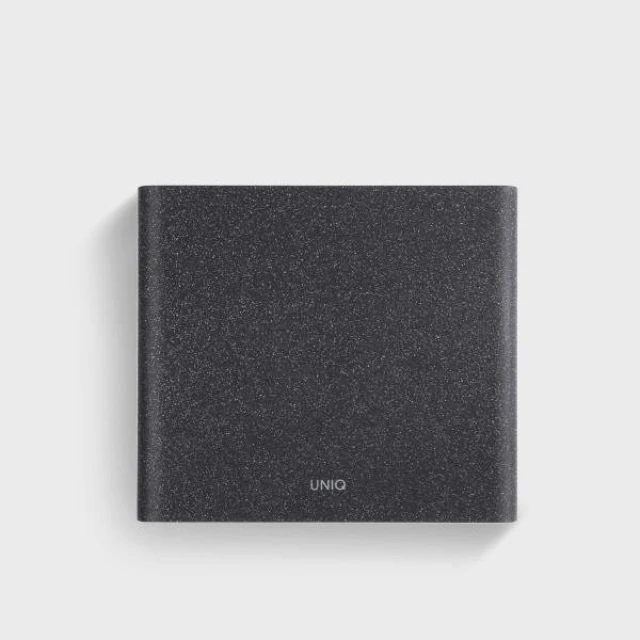 Мережевий зарядний пристрій Uniq HUB Surge 90 Вт 2xUSB Quick Charge 3.0 + 2xUSB-C PD 3.0 (LITHOS Collective) Black / Charcoal Black (8886463668108)