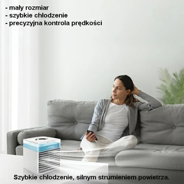 Очищувач повітря Uniq LYFRO Blast portable UVC cleaner and air cooler White (LYFRO-BLAST-WHT)