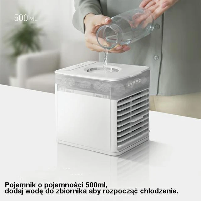 Очищувач повітря Uniq LYFRO Blast portable UVC cleaner and air cooler White (LYFRO-BLAST-WHT)