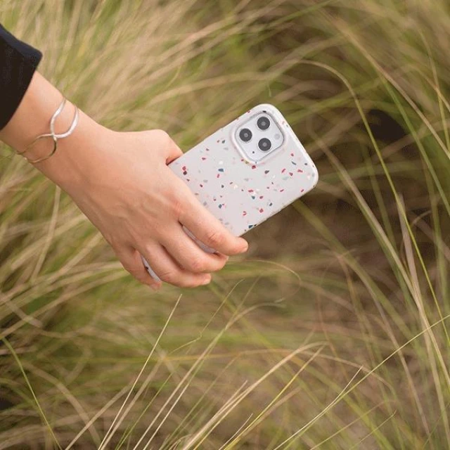Чохол Uniq Coehl Terrazzo для iPhone 12 Pro Max Natural White (UNIQ-IP6.7HYB(2020)-TEZWHT)