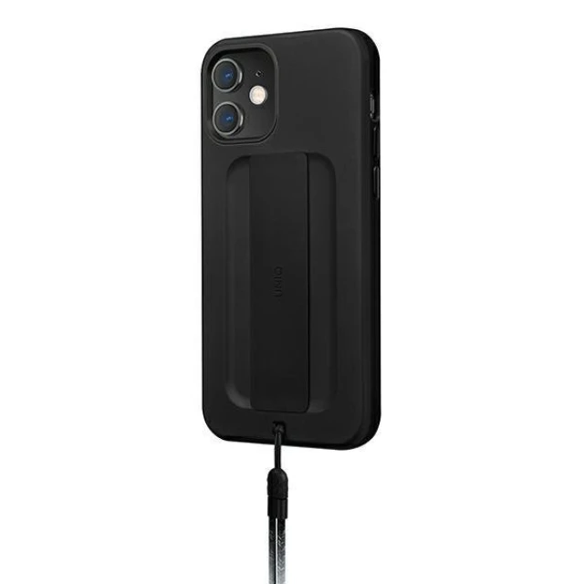 Чохол Uniq Heldro для iPhone 12 mini Midnight Black Antimicrobial (UNIQ-IP5.4HYB(2020)-HELBLK)