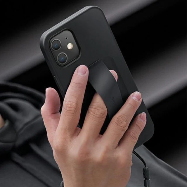 Чохол Uniq Heldro для iPhone 12 mini Midnight Black Antimicrobial (UNIQ-IP5.4HYB(2020)-HELBLK)