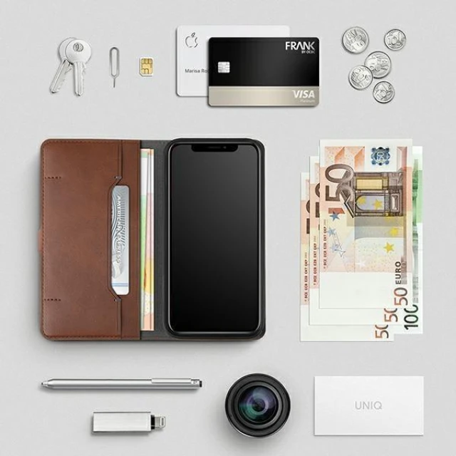 Чохол-книжка Uniq Journa для iPhone 12 Pro Max Dark Gray (UNIQ-IP6.7GAR(2020)-JHERDGRY)