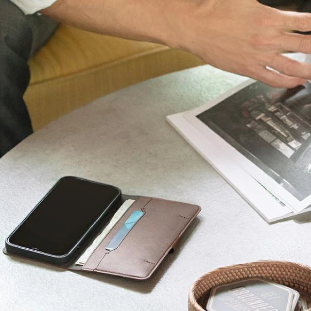 Чохол-книжка Uniq Journa для iPhone 12 Pro Max Dark Gray (UNIQ-IP6.7GAR(2020)-JHERDGRY)