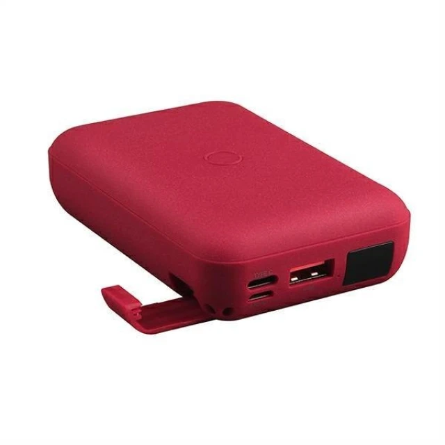 Портативна батарея Uniq Hyde Air 10000mAh USB-C 18W PD Fast Wireless induction Maroon (UNIQ-HYDEAIR-MARN)