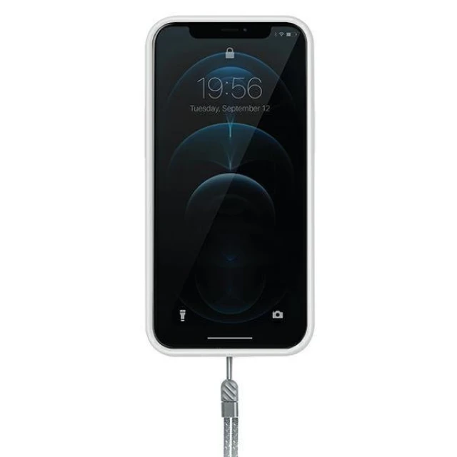 Чохол Uniq Heldro для iPhone 12 Pro Max Natural Frost Antimicrobial (UNIQ-IP6.7HYB(2020)-HELFRO)