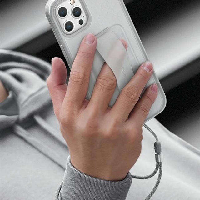 Чохол Uniq Heldro для iPhone 12 Pro Max Natural Frost Antimicrobial (UNIQ-IP6.7HYB(2020)-HELFRO)