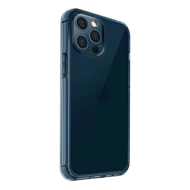 Чохол Uniq Air Fender для iPhone 12 Pro Max Blue / Marine Blue (UNIQ-IP6.7HYB(2020)-AIRFBLU)