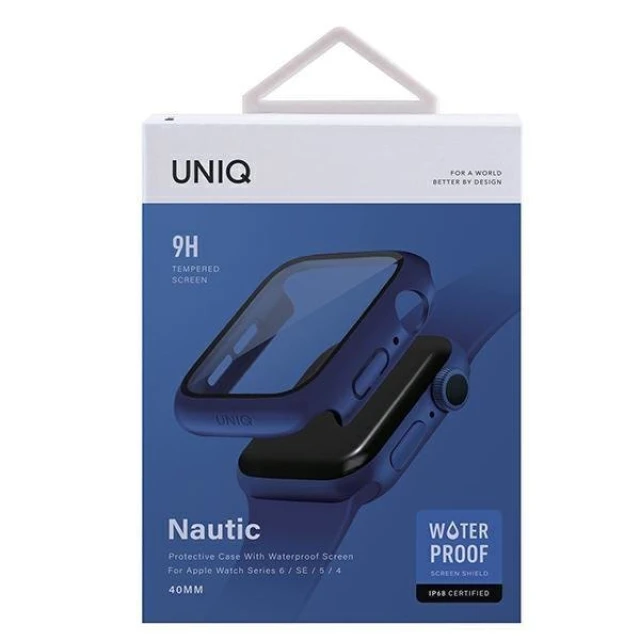 Чохол Uniq Nautic для Apple Watch 4 | 5 | 6 | SE 40 mm Blue (UNIQ-40 mm-NAUBLU)