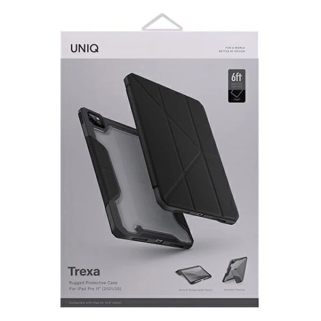 Чохол Uniq Trexa для iPad Pro 11 2021 | 2020 Black Antimicrobial (Uni000432-0)