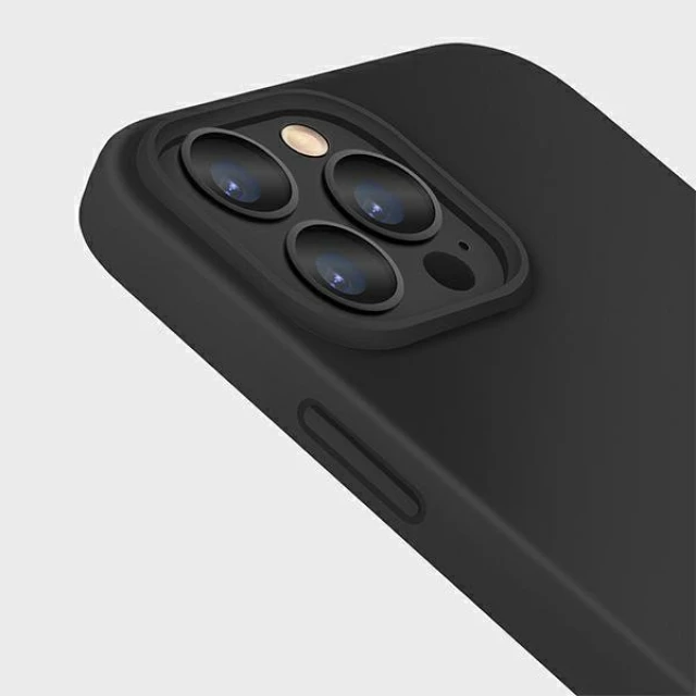 Чехол Uniq Lino для iPhone 13 Pro Max Black (UNIQ-IP6.7HYB(2021)-LINOBLK)