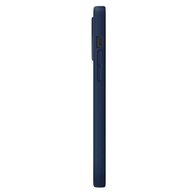 Чохол Uniq Lino для iPhone 13 Pro Max Marine Blue (UNIQ-IP6.7HYB(2021)-LINOBLU)