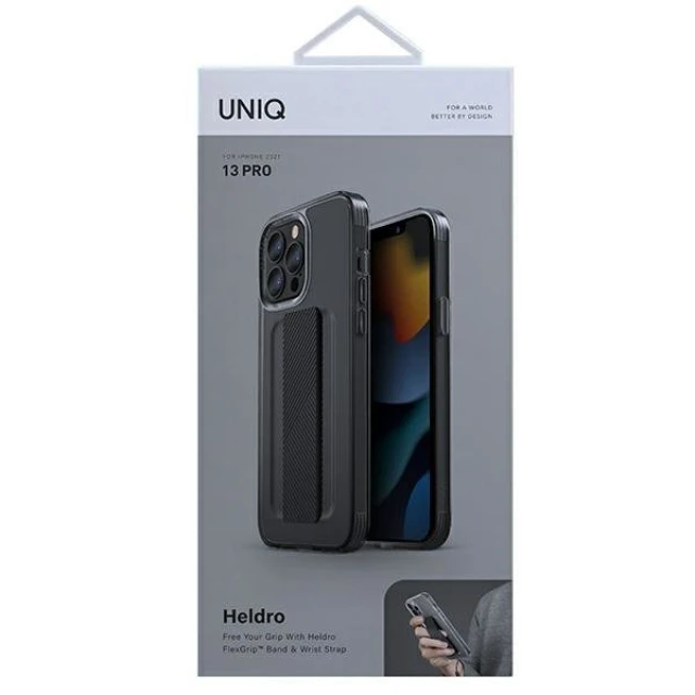 Чохол Uniq Heldro для iPhone 13 | 13 Pro Smoke (UNIQ-IP6.1PHYB(2021)-HELSMK)