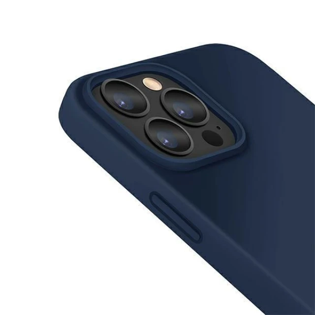 Чохол Uniq Lino для iPhone 13 | 13 Pro Marine Blue (UNIQ-IP6.1PHYB(2021)-LINOBLU)