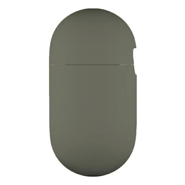 Чохол Uniq Lino Silicone для AirPods Pro Grey Moss (UNIQ-AIRPODSPRO-LINOMOSS)