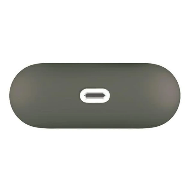 Чохол Uniq Lino Silicone для AirPods Pro Grey Moss (UNIQ-AIRPODSPRO-LINOMOSS)