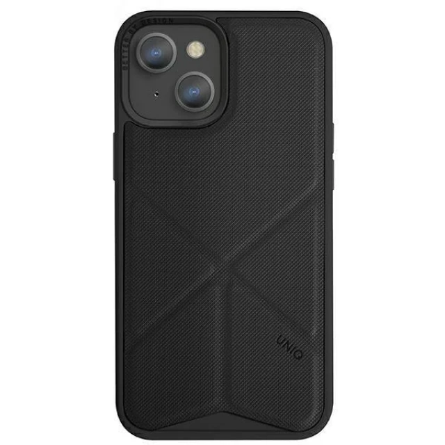 Чохол Uniq Transforma для iPhone 13 Black with MagSafe (UNIQ-IP6.1HYB(2021)-TRSFMBLK)