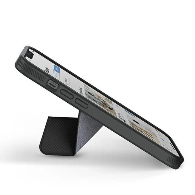 Чохол Uniq Transforma для iPhone 13 Black with MagSafe (UNIQ-IP6.1HYB(2021)-TRSFMBLK)