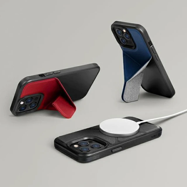 Чохол Uniq Transforma для iPhone 13 Black with MagSafe (UNIQ-IP6.1HYB(2021)-TRSFMBLK)